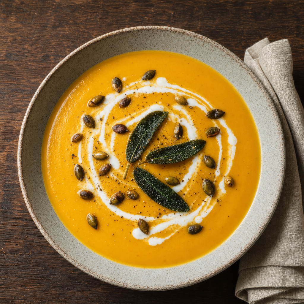 Butternut Squash, Apple & Sage Comfort Soup